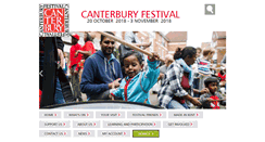 Desktop Screenshot of canterburyfestival.co.uk